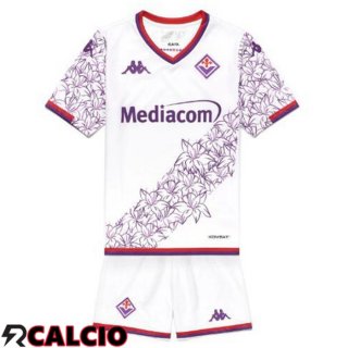 Prima Maglia ACF Fiorentina Bambino Bianco 2023/2024
