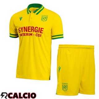 Prima Maglia FC Nantes Bambino Giallo 2023/2024  Prima Maglia FC Nantes Bambino Giallo 2023/2024
