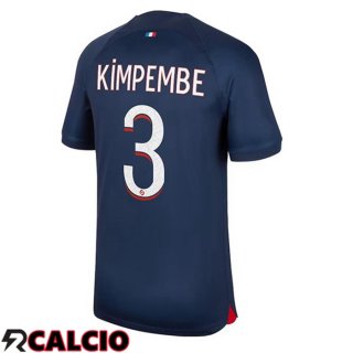 Prima Maglia Paris PSG (Kimpembe 3) Blu Reale 2023/2024  Prima Maglia Paris PSG (Kimpembe 3) Blu Reale 2023/2024