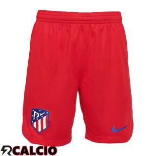 Prima Pantaloncini Calcio Atletico Madrid Rosso 2023/2024  Prima Pantaloncini Calcio Atletico Madrid Rosso 2023/2024