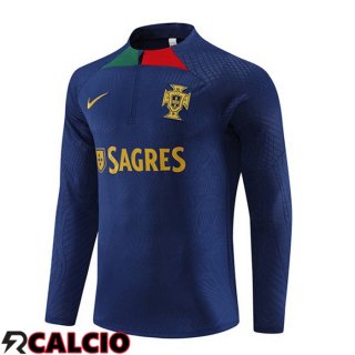 Felpa Allenamento Portogallo Blu Reale 2023/2024