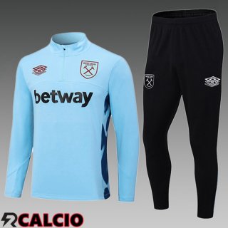 Insieme Tuta Calcio West Ham Bambino Blu 2023/2024
