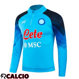 Felpa Allenamento SSC Napoli Blu 2023/2024  Felpa Allenamento SSC Napoli Blu 2023/2024