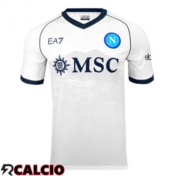Seconda Maglia SSC Napoli Bianco 2023/2024