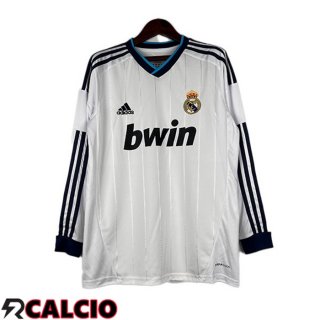 Prima Maglia Real Madrid Retro Manica Lunga Bianco 2012-2013  Prima Maglia Real Madrid Retro Manica Lunga Bianco 2012-2013