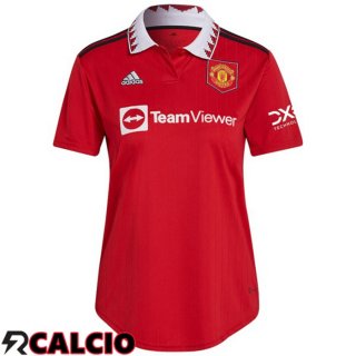 Prima Maglia Manchester United Donna Rosso 2022/2023  Prima Maglia Manchester United Donna Rosso 2022/2023