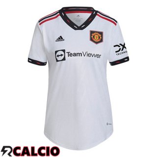 Seconda Maglia Manchester United Donna Bianco 2022/2023  Seconda Maglia Manchester United Donna Bianco 2022/2023