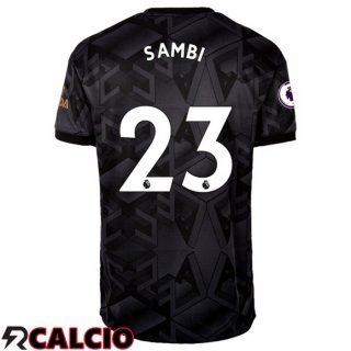 Seconda Maglia Arsenal (SAMBI 23) Nero 2022/2023  Seconda Maglia Arsenal (SAMBI 23) Nero 2022/2023