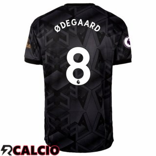 Seconda Maglia Arsenal (ØDEGAARD 8) Nero 2022/2023  Seconda Maglia Arsenal (ØDEGAARD 8) Nero 2022/2023