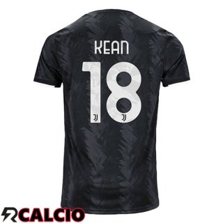 Seconda Maglia Juventus (KEAN 18) Nero 2022/2023  Seconda Maglia Juventus (KEAN 18) Nero 2022/2023