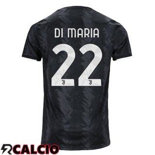 Seconda Maglia Juventus (DI MARIA 22) Nero 2022/2023  Seconda Maglia Juventus (DI MARIA 22) Nero 2022/2023