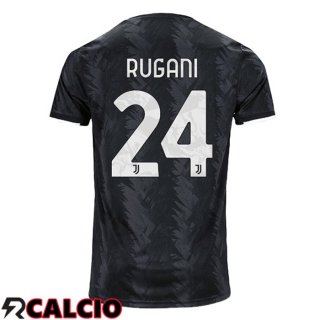 Seconda Maglia Juventus (RUGANI 24) Nero 2022/2023  Seconda Maglia Juventus (RUGANI 24) Nero 2022/2023