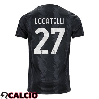 Seconda Maglia Juventus (LOCATELLI 27) Nero 2022/2023  Seconda Maglia Juventus (LOCATELLI 27) Nero 2022/2023