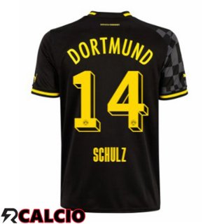 Seconda Maglia Dortmund BVB (Schulz 14) Nero 2022/2023  Seconda Maglia Dortmund BVB (Schulz 14) Nero 2022/2023