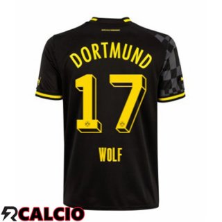 Seconda Maglia Dortmund BVB (Wolf 17) Nero 2022/2023  Seconda Maglia Dortmund BVB (Wolf 17) Nero 2022/2023