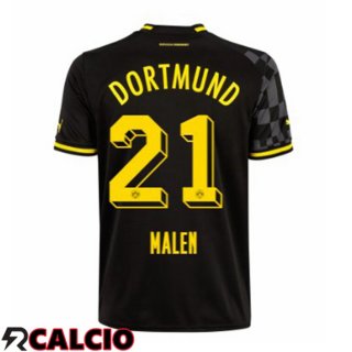 Seconda Maglia Dortmund BVB (Malen 21) Nero 2022/2023  Seconda Maglia Dortmund BVB (Malen 21) Nero 2022/2023