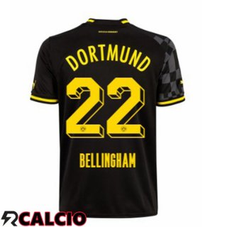 Seconda Maglia Dortmund BVB (Bellingham 22) Nero 2022/2023  Seconda Maglia Dortmund BVB (Bellingham 22) Nero 2022/2023