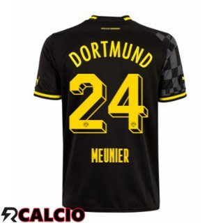 Seconda Maglia Dortmund BVB (Meunier 24) Nero 2022/2023  Seconda Maglia Dortmund BVB (Meunier 24) Nero 2022/2023