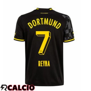 Seconda Maglia Dortmund BVB (Reyna 7) Nero 2022/2023  Seconda Maglia Dortmund BVB (Reyna 7) Nero 2022/2023