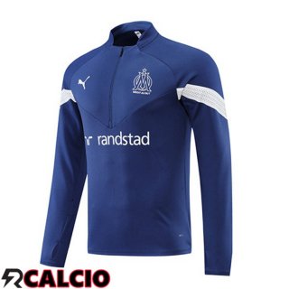 Felpa Allenamento Marsiglia OM Blu Reale 2022/2023  Felpa Allenamento Marsiglia OM Blu Reale 2022/2023