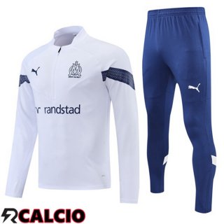 Insieme Tuta Calcio Marsiglia OM Bianco 2022/2023
