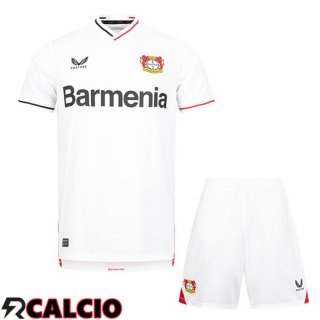 Terza Maglia Bayer 04 Leverkusen Bambino Bianco 2022/2023