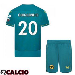 Seconda Maglia Wolves (CHIQUINHO 20) Bambino Blu 2022/2023