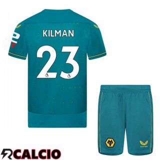 Seconda Maglia Wolves (KILMAN 23) Bambino Blu 2022/2023