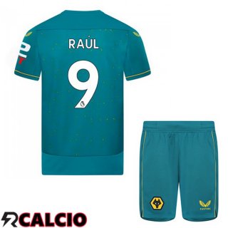 Seconda Maglia Wolves (RAUL 9) Bambino Blu 2022/2023