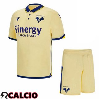 Seconda Maglia Hellas Verone Bambino Giallo 2022/2023