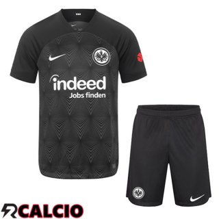 Seconda Maglia Eintracht Frankfurt Bambino Nero 2022/2023