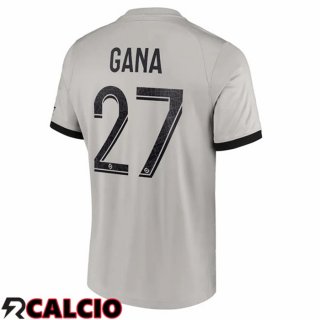 Seconda Maglia Paris PSG (Gana 27) Grigio 2022/2023  Seconda Maglia Paris PSG (Gana 27) Grigio 2022/2023