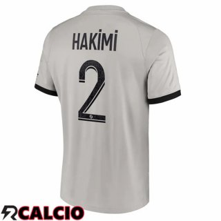 Seconda Maglia Paris PSG (Hakimi 2) Grigio 2022/2023  Seconda Maglia Paris PSG (Hakimi 2) Grigio 2022/2023