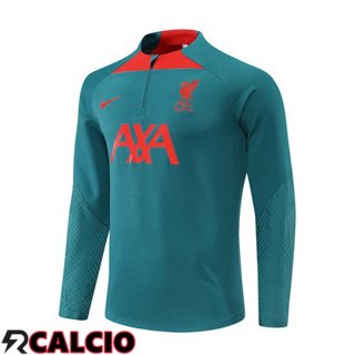 Felpa Allenamento FC Liverpool Verde 2022/2023  Felpa Allenamento FC Liverpool Verde 2022/2023