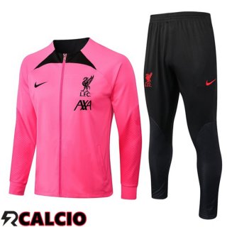 Insieme Tuta Calcio - Giacca FC Liverpool Rosa 2022/2023