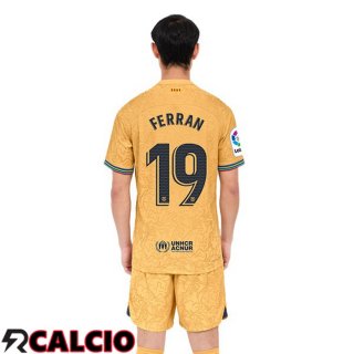 Seconda Maglia FC Barcellona (Ferran 19) Giallo 2022/2023
