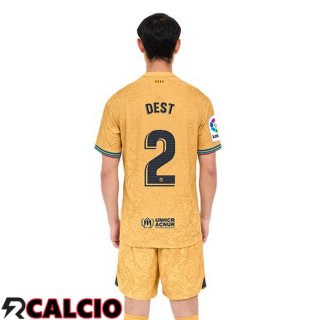 Seconda Maglia FC Barcellona (Dest 2) Giallo 2022/2023