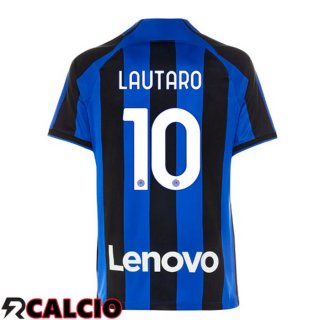 Prima Maglia Inter Milan (LAUTARO 10) Nero Blu 2022/2023  Prima Maglia Inter Milan (LAUTARO 10) Nero Blu 2022/2023