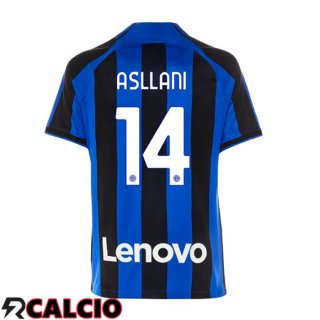 Prima Maglia Inter Milan (ASLLANI 14) Nero Blu 2022/2023  Prima Maglia Inter Milan (ASLLANI 14) Nero Blu 2022/2023