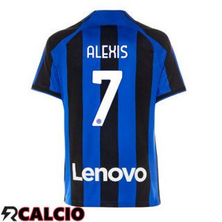 Prima Maglia Inter Milan (ALEXIS 7) Nero Blu 2022/2023