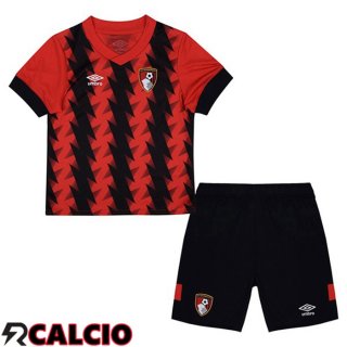 Prima Maglia AFC Bournemouth Bambino Rosso Nero 2022/2023