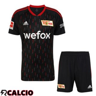 Terza Maglie Calcio Union Berlin Bambino Nero 2022/2023