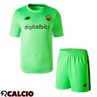Maglie Calcio AS Monaco Bambino Portiere Verde 2022/2023