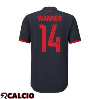 Terza Maglie Calcio Bayern Monaco (Wanner 14) Nero 2022/2023