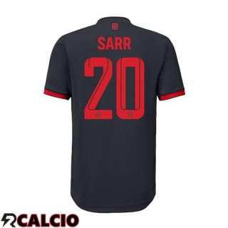 Terza Maglie Calcio Bayern Monaco (Sarr 20) Nero 2022/2023