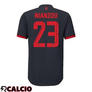 Terza Maglie Calcio Bayern Monaco (Nianzou 23) Nero 2022/2023