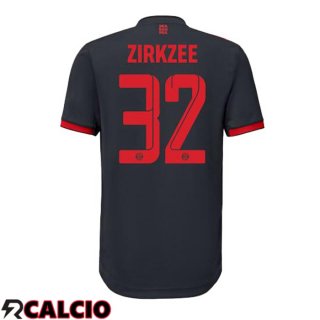 Terza Maglie Calcio Bayern Monaco (Zirkzee 32) Nero 2022/2023