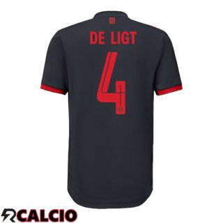 Terza Maglie Calcio Bayern Monaco (de Ligt 4) Nero 2022/2023  Terza Maglie Calcio Bayern Monaco (de Ligt 4) Nero 2022/2023