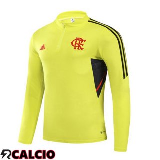 Felpa Allenamento Flamengo Giallo 2022/2023  Felpa Allenamento Flamengo Giallo 2022/2023