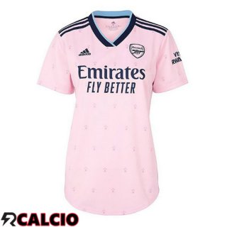 Terza Maglie Calcio Arsenal Donna Rosa 2022/2023  Terza Maglie Calcio Arsenal Donna Rosa 2022/2023
